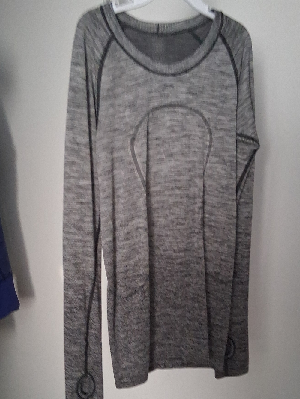 Lululemon Gray Long Sleeve Athletic Top